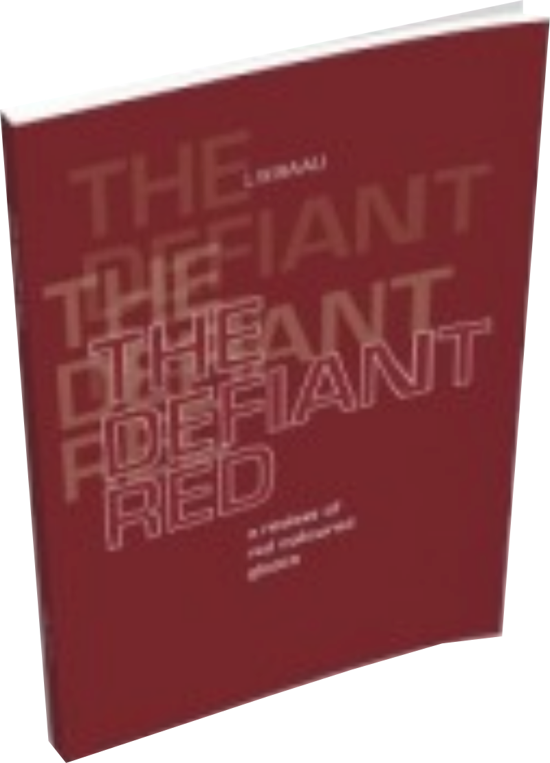 3D book cover of The Defiant Red paperback